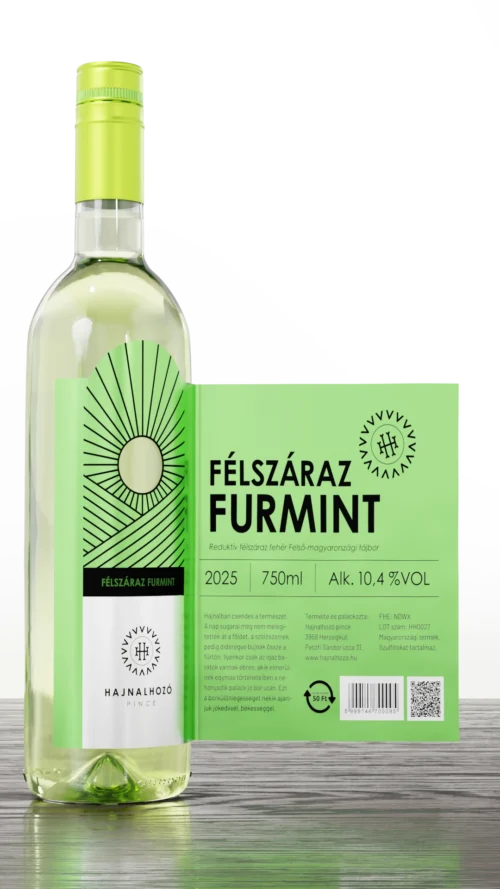 0.75l_HH0027_RSZF25-felszaraz_furmint_reduktiv_2025-render2 Reduktív félszáraz Furmint 2025