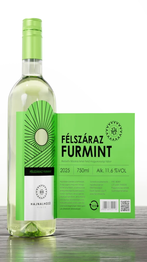 0.75l_HH0028_RFSZF25-felszaraz_furmint_2025-render2 Reduktív Félszáraz Furmint 2025