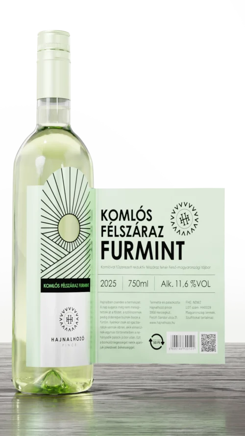 0.75l_HH0029_KRFSZF25-komlos-felszaraz_furmint_2025-render2 Komlós Félszáraz Furmint 2025