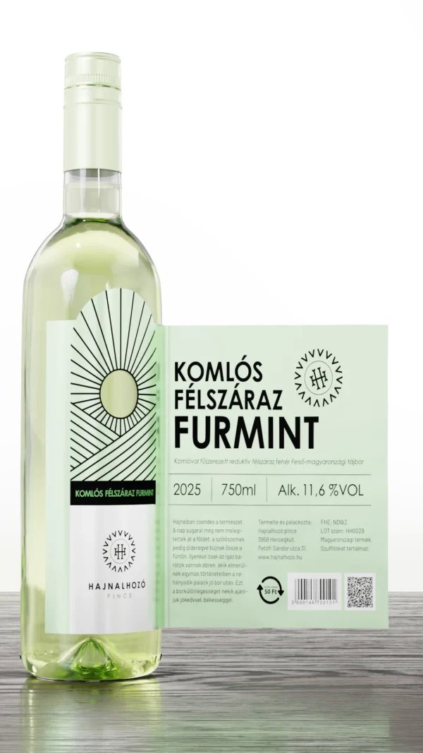 0.75l_HH0029_KRFSZF25-komlos-felszaraz_furmint_2025-render2 Komlós Félszáraz Furmint 2025